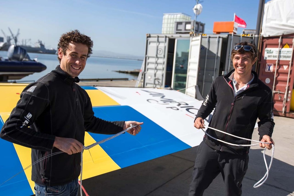 Olympic Talent Joins Artemis Racing - John Gimson and Iain Jensen © Sander van der Borch / Artemis Racing http://www.sandervanderborch.com